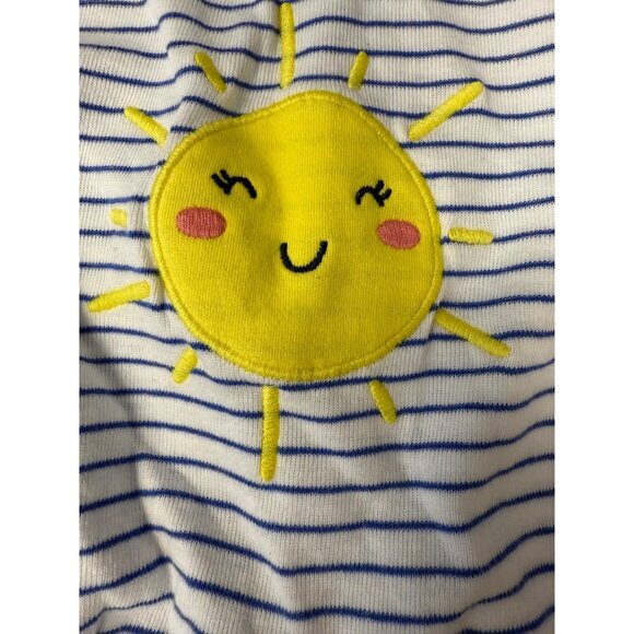 Carter's Girls Striped Snap-up Romper Newborn - Picture 6 of 7